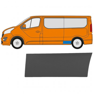 Modanatura laterale per Opel Vivaro 2014-2019 / Sinistra 13323