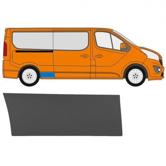 Modanatura laterale per Renault Trafic 2014- / Destra 11252