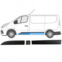 Set di modanature laterali per Opel Vivaro 2014-2019 / Sinistra / 13899