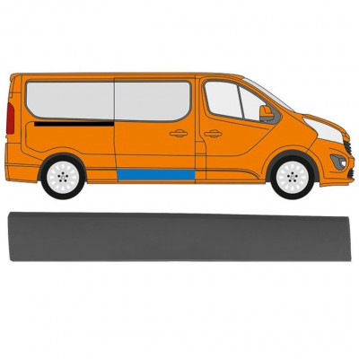 Modanatura porta scorrevole per Opel Vivaro 2014-2019 / Destra 13320