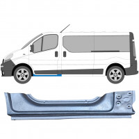 Pannello di riparazione sottoporta lamiera per Nissan Primastar 2001-2014 / Sinistra 13636