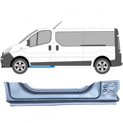 Pannello di riparazione sottoporta lamiera per Renault Trafic 2001-2014 / Sinistra 6928