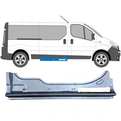 Pannello di riparazione porta scorrevole interno per Renault Trafic 2001-2014 / Destra 6930