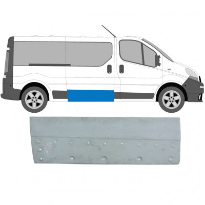 Pannello di riparazione porta scorrevole esterno per Renault Trafic 2001-2014 / Destra 6929