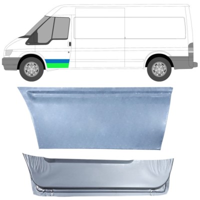 Pannello di riparazione porta anteriore interno per Ford Transit 2000-2013 / Sinistra / Set 14544