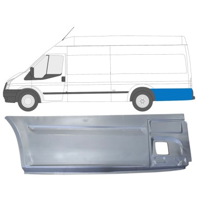 Pannello di riparazione parafango posteriore per Ford Transit 2000-2013 / Sinistra 14616