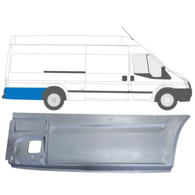 Pannello di riparazione parafango posteriore per Ford Transit 2000-2013 / Destra 14615