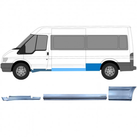 Set di pannelli di riparazione per Ford Transit 2000-2013 / Sinistra / 12437