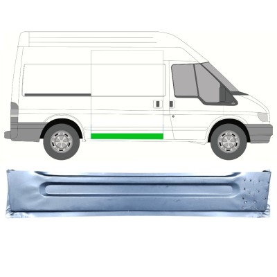 Pannello di riparazione porta scorrevole esterno per Ford Transit 2000-2013 / Destra 15132