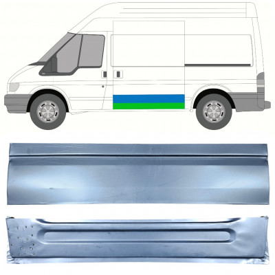 Pannello di riparazione esterno inferiore porta scorrevole per Ford Transit 2000-2013 / Sinistra / Set 12667