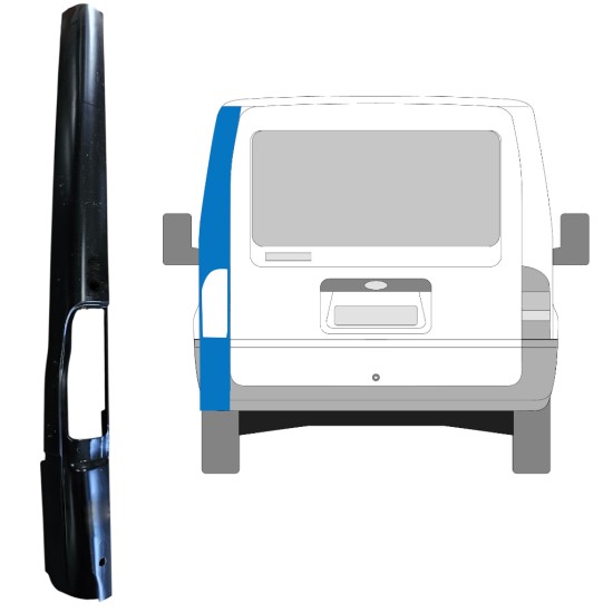 Pannello di riparazione del montante per Ford Transit 2000-2013 / Sinistra 15981