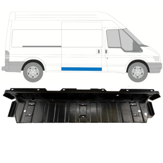 Lamierato riparazione gradino per Ford Transit 2000-2013 / Sinistra = Destra (simmetrico) 15986