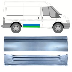 Pannello di riparazione esterno inferiore porta scorrevole per Ford Transit 2000-2013 / Destra / Set 12664