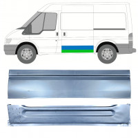 Pannello di riparazione esterno inferiore porta scorrevole per Ford Transit 2000-2013 / Sinistra / Set 12666