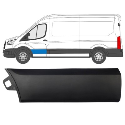 Modanatura porta anteriore per Ford Transit 2014- / Sinistra 14658