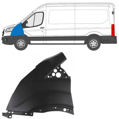 Parafango anteriore per Ford Transit 2014- 2014-2019 / Sinistra 17093