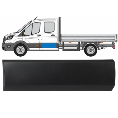 Modanatura laterale porta posteriore per Ford Transit 2014- 2019-2026 / Sinistra 17147