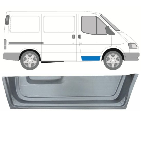 Pannello di riparazione porta anteriore interno per Ford Transit 1986-2000 / Destra 16022