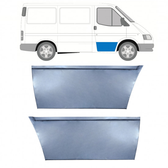 Pannello di riparazione porta anteriore per Ford Transit 1986-2000 / Sinistra+Destra / Set 11408