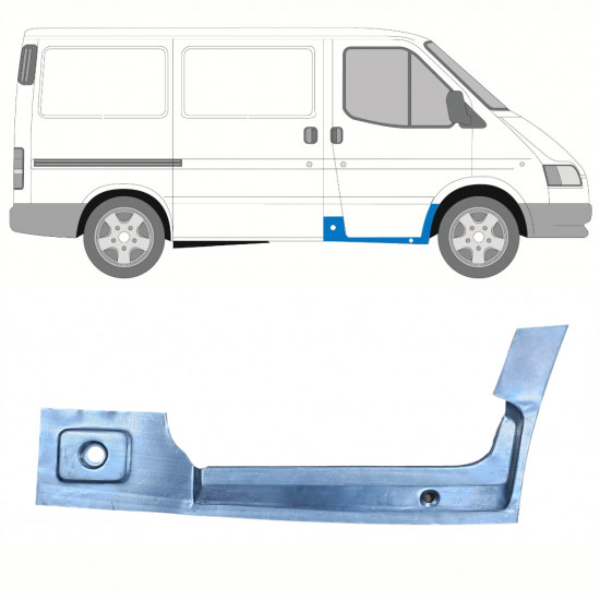 Lamiera di riparazione del rivestimento della porta anteriore interno per Ford Transit 1986-2000 / Destra 8427