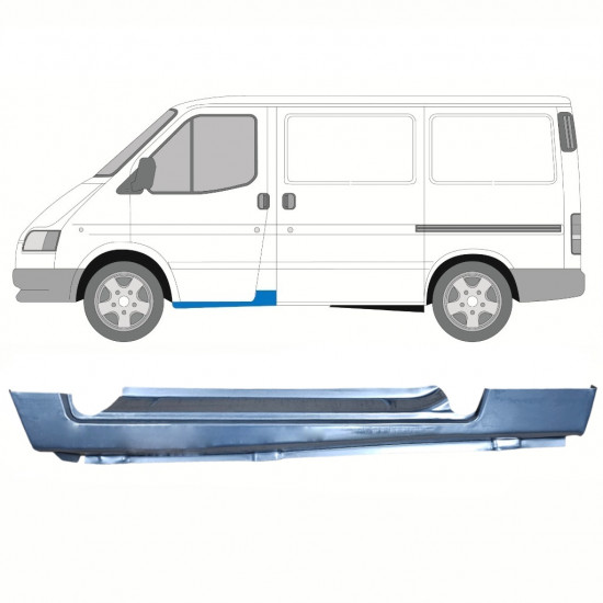Pannello di riparazione davanzale della porta anteriore per Ford Transit 1986-2000 / Sinistra 8439