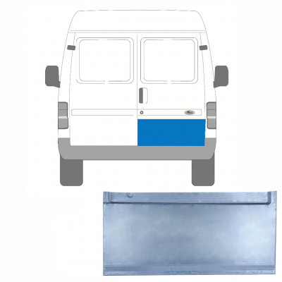 Pannello di riparazione porta posteriore per Ford Transit 1986-2000 / Destra 8446