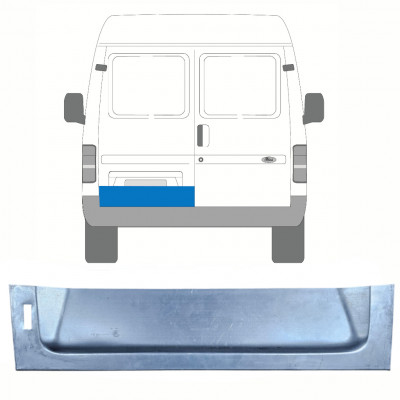 Pannello di riparazione porta posteriore bassa per Ford Transit 1986-2000 / Sinistra 8449