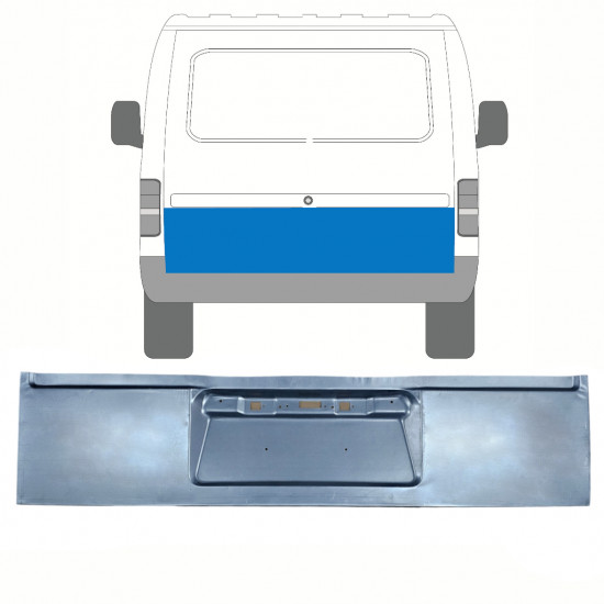 Pannello di riparazione porta posteriore per Ford Transit 1986-2000 8450