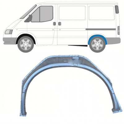 Pannello di riparazione arco ruota posteriore interno per Ford Transit 1986-2000 / Sinistra 9075