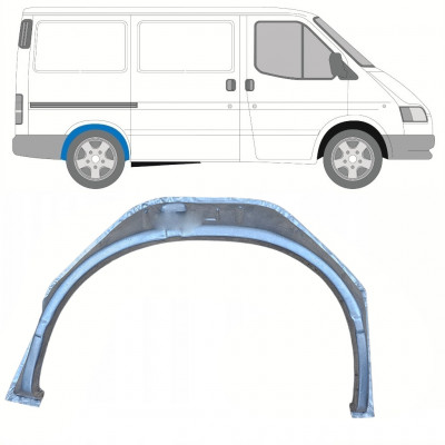 Pannello di riparazione arco ruota posteriore interno per Ford Transit 1986-2000 / Destra 9074