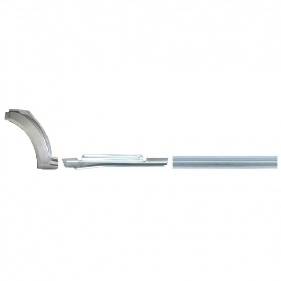 Pannello di riparazione sottoporta e parafango anteriore per Ford Transit 2000-2013 / Sinistra / Set 9924