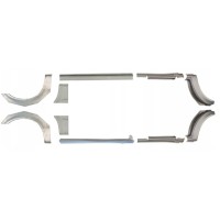 Pannello di riparazione sottoporta e parafango posteriore per Ford Transit 2000-2013 / Sinistra+Destra / Set 10637