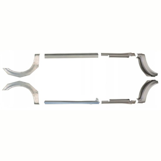Pannello di riparazione sottoporta e parafango posteriore per Ford Transit 2000-2013 / Set 9693
