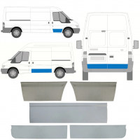 Lamierato riparazione porta per Ford Transit 2000-2013 / Sinistra+Destra / Set 11389
