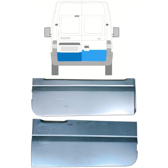 Pannello di riparazione porta posteriore per Ford Transit 2000-2013 / Sinistra+Destra / Set 14534