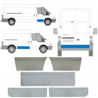 Lamierato riparazione porta per Ford Transit 2000-2013 / Sinistra+Destra / Set 11388