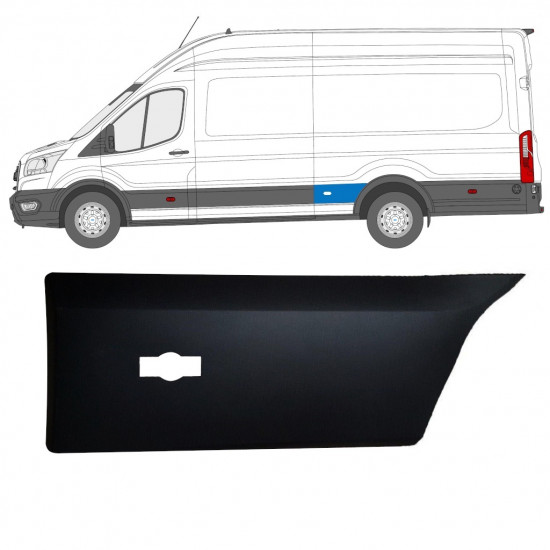 Modanatura laterale parafango posteriore per Ford Transit 2014- / Sinistra 11722