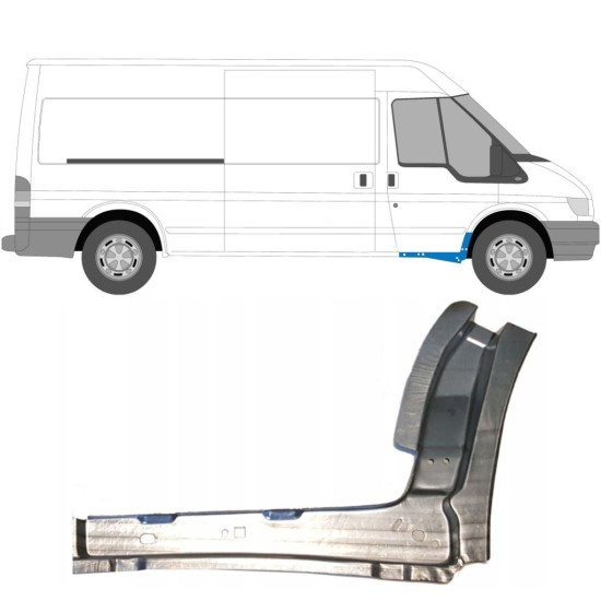 Sottoporta interno per Ford Transit 2000-2013 / Destra 11907