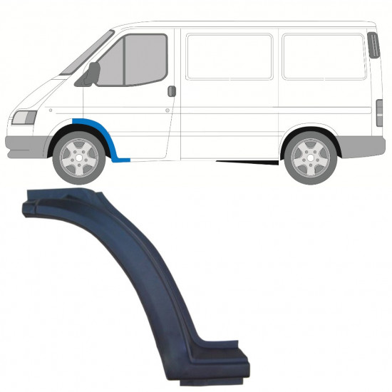 Pannello di riparazione parafango anteriore per Ford Transit 1986-2000 / Sinistra 11581
