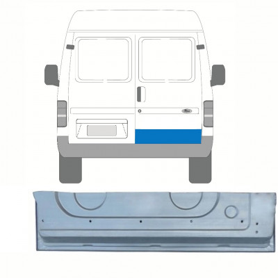 Pannello di riparazione porta posteriore per Ford Transit 1986-2000 / Destra 8444