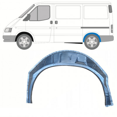 Pannello di riparazione arco ruota posteriore interno per Ford Transit 1986-2000 / Sinistra 8820