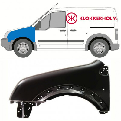 Parafango anteriore per Ford Transit Connect 2003-2013 / Sinistra 10790