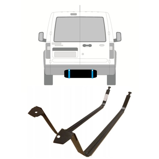 Cinghie serbatoio carburante per Ford Transit Connect 2003-2013 14958
