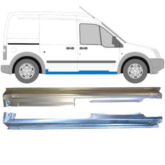 Sottoporta Lamiera Completo per Ford Transit Connect 2003-2013 / Sinistra+Destra / Set 14614