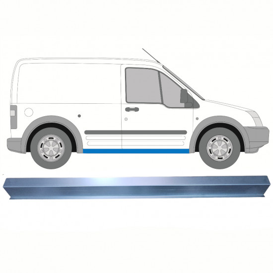 Pannello di riparazione sottoporta lamiera per Ford Transit Connect 2003-2013 / Sinistra = Destra (simmetrico) 8531