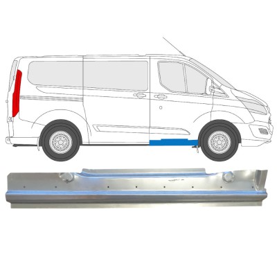 Pannello di riparazione sottoporta lamiera per Ford Transit Custom 2013-2023 / Destra 14641