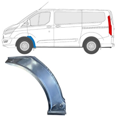 Pannello di riparazione parafango anteriore per Ford Transit Custom 2013-2023 / Sinistra 15969