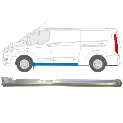 Sottoporta per porta scorrevole per Ford Transit Custom 2013-2023 / Sinistra 14645
