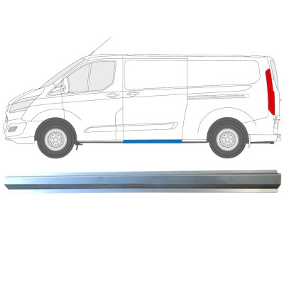 Pannello di riparazione sottoporta porta scorrevole per Ford Transit Custom 2013-2023 / Sinistra 16897