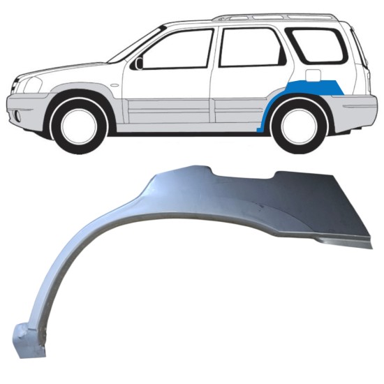 Pannello di riparazione parafango posteriore per Mazda Tribute 2001-2008 / Sinistra 15781